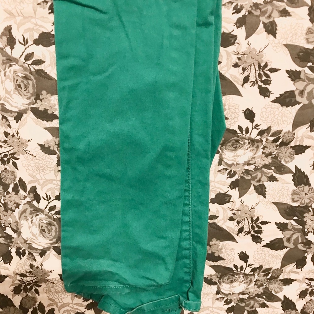 Green jeans